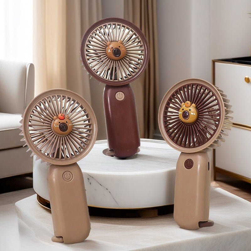 Women Portable Handheld Fan with Animal Design Stornfield