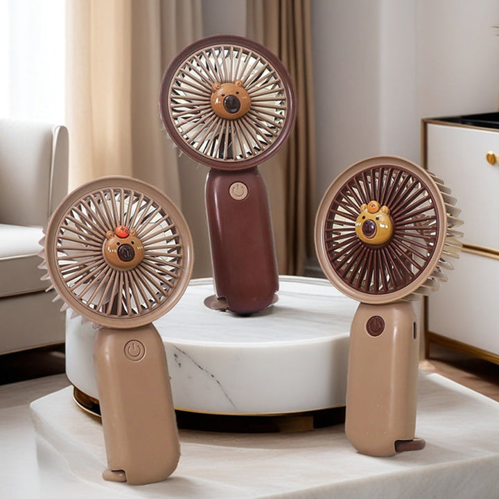 Women Portable Handheld Fan with Animal Design Stornfield