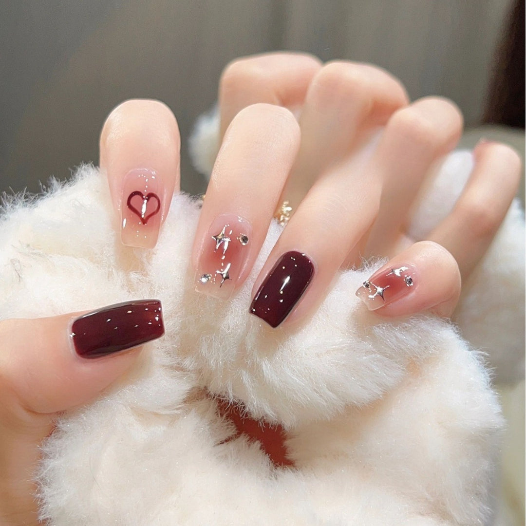 Glitter Ombre Press-On Nails Stornfield
