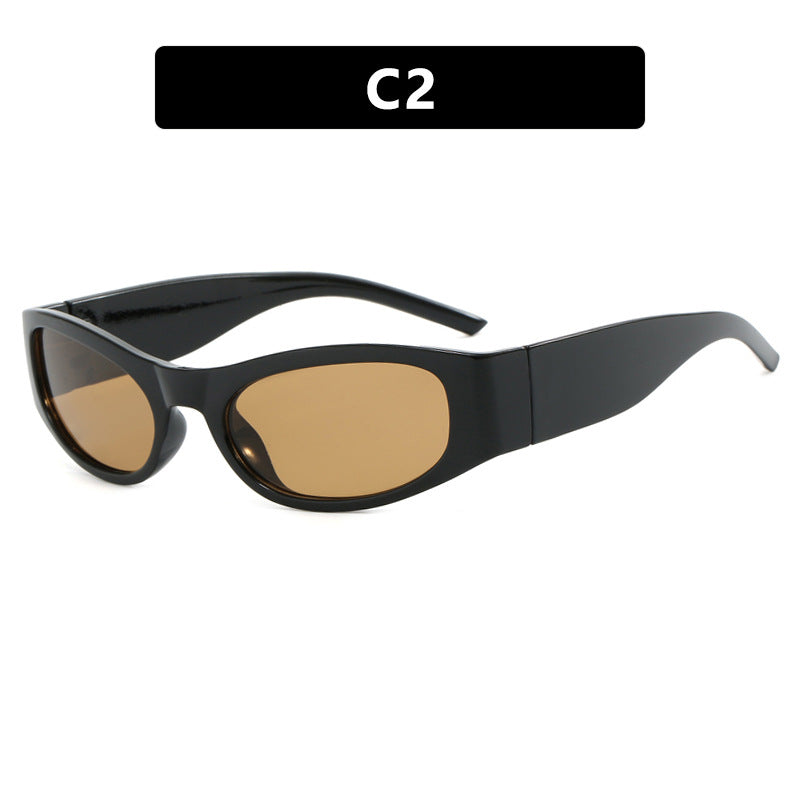 Women's sporty sunglasses with a wide frame and UV protection Stornfield