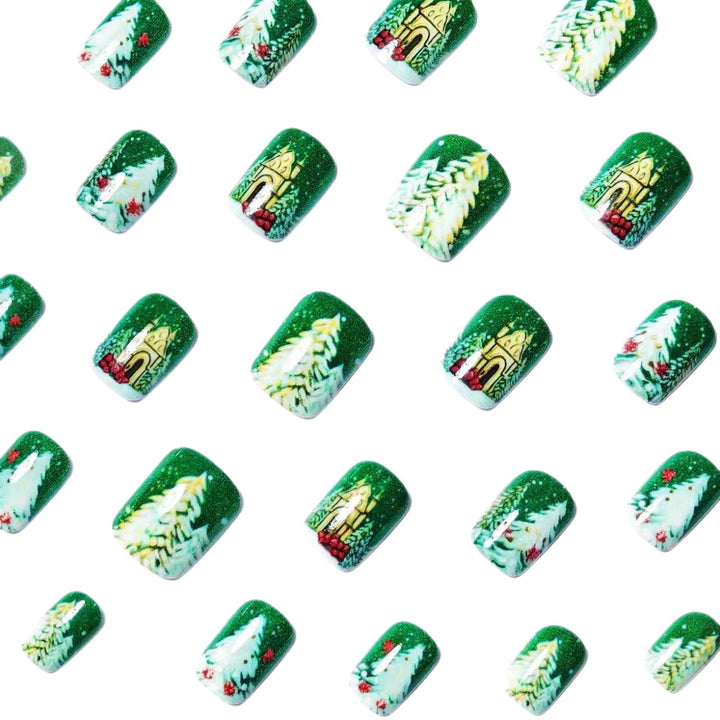 Artificial nails with Christmas design Stornfield