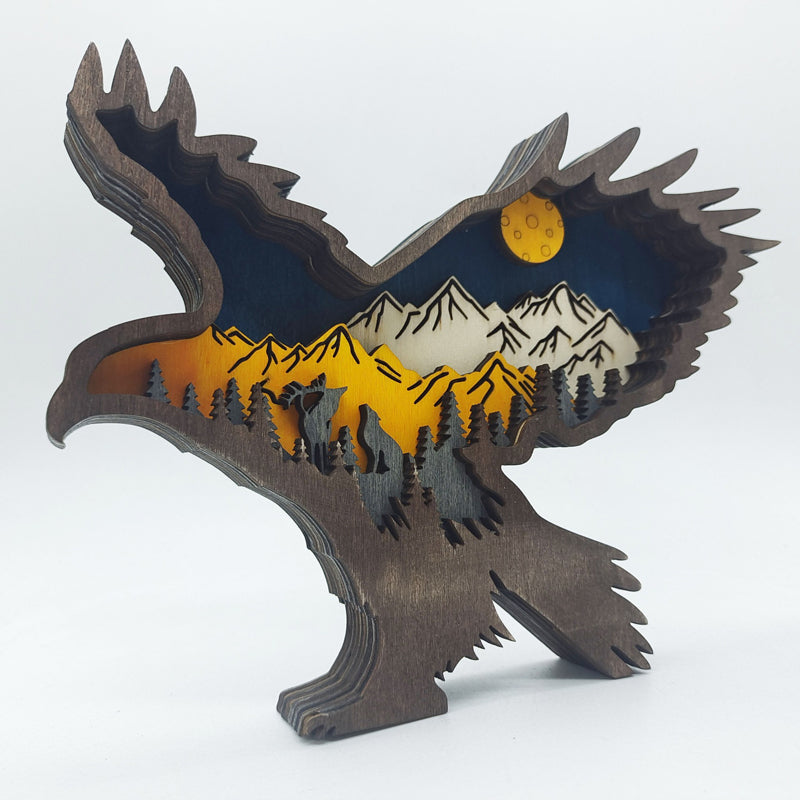 Stornfield | 3D Creative Wood Animal Sculpture Craft Gift