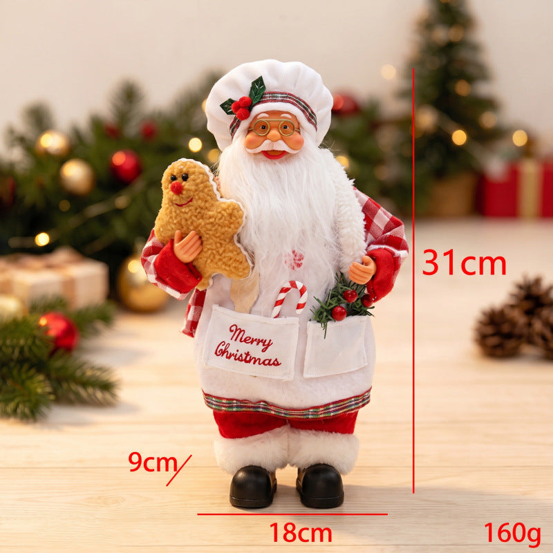 Nostalgic Santa Claus figure with gingerbread cookie mold Stornfield