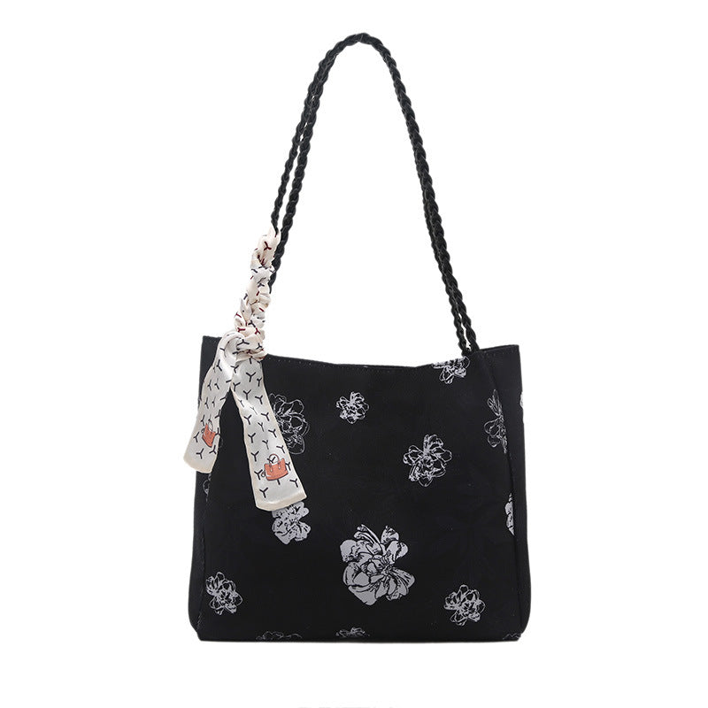 Floral Patterned Shoulder Tote Bag Stornfield