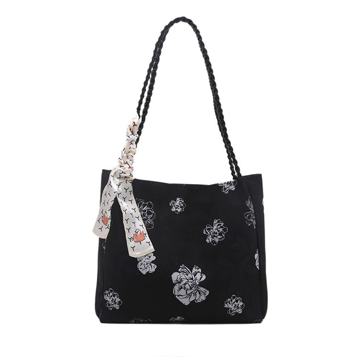 Floral Patterned Shoulder Tote Bag Stornfield
