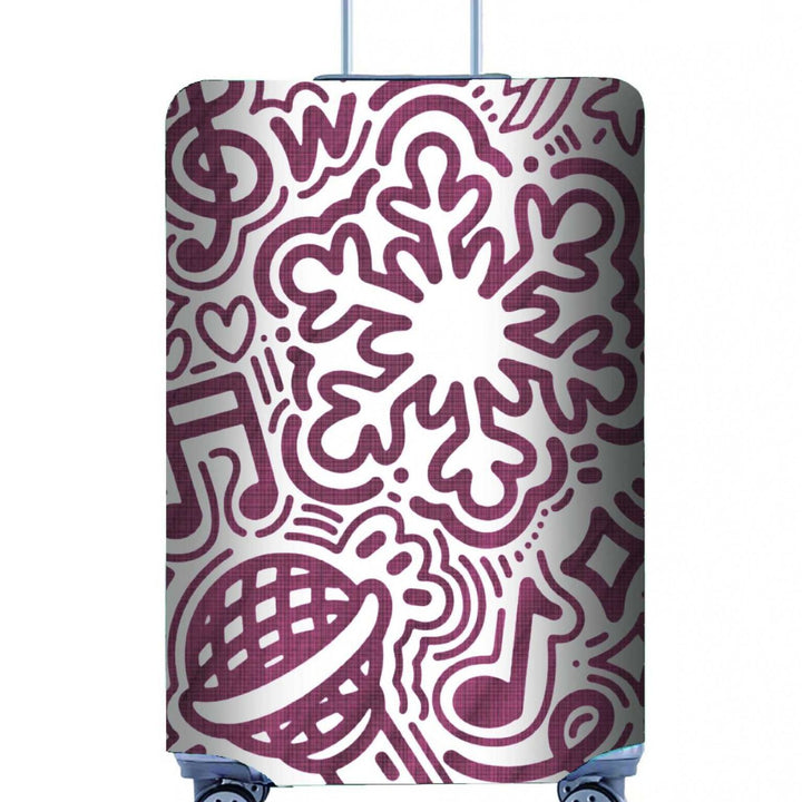 Women's Hard Shell Suitcase with Modern Geometric Design Stornfield