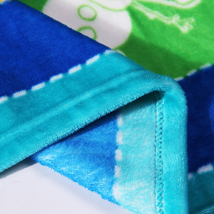 Cartoon-themed Fleece Throw Blanket