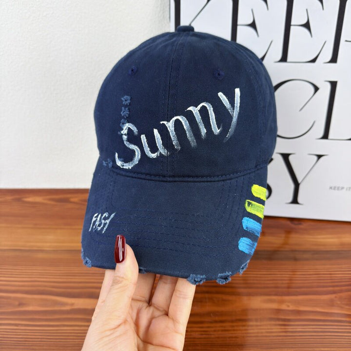 Women's Distressed Graphic Sun Cap Stornfield