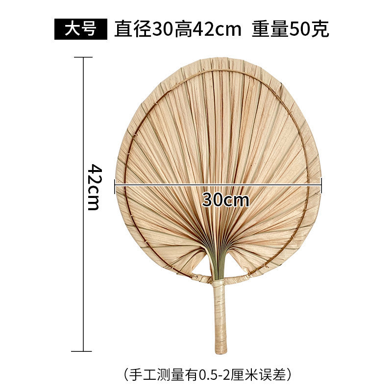 Women Handmade Palm Leaf Fan Stornfield
