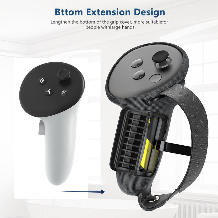 Ergonomic VR Controller Holders with Improved Grips Stornfield