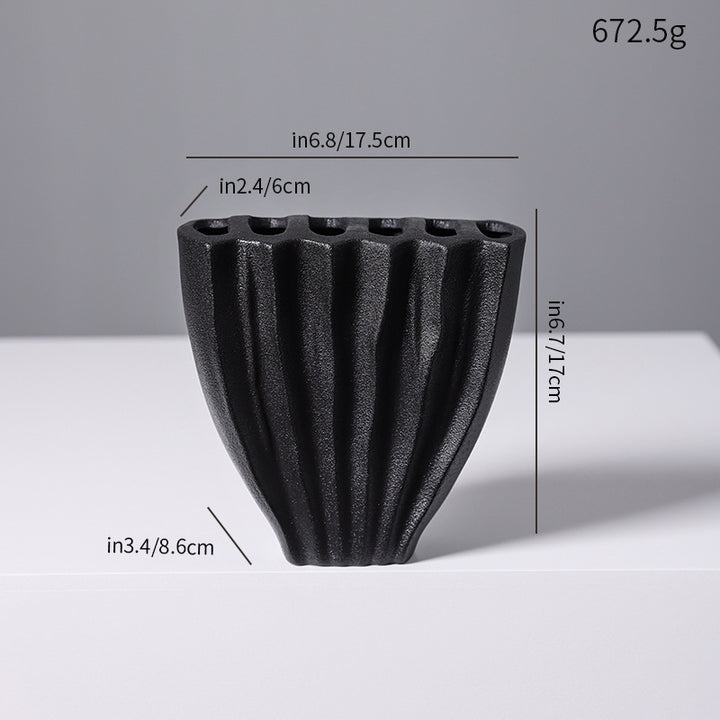 Sculptural Textured Ceramic Vase Stornfeild