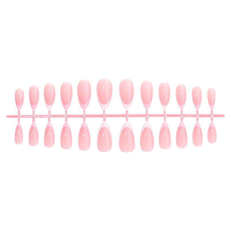 Nail set with elegant French-tip design Stornfield