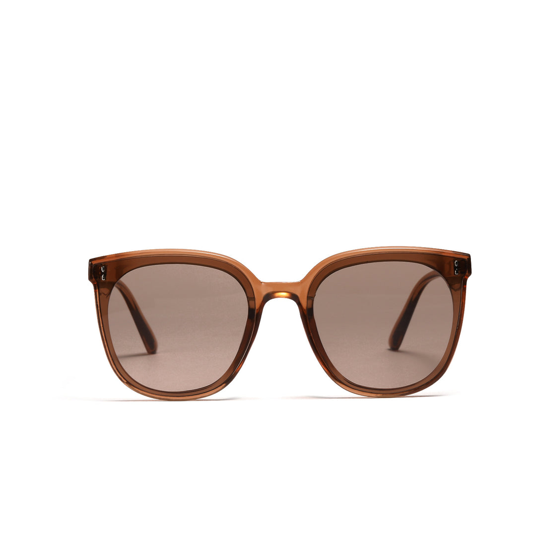 Women’s fashionable square sunglasses with high-quality transparent frame Stornfield