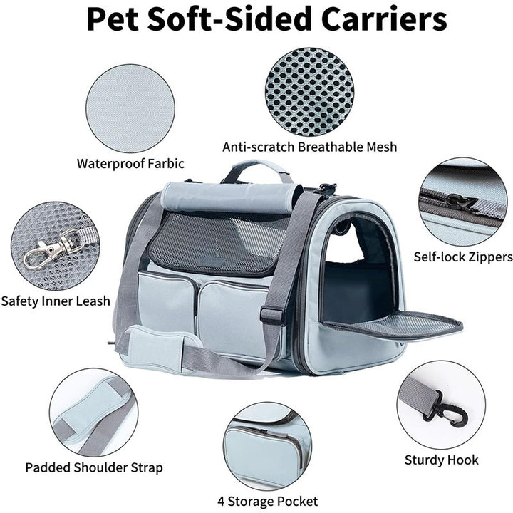 Pet Carrier Bag with Breathable Mesh Panels Stornfield