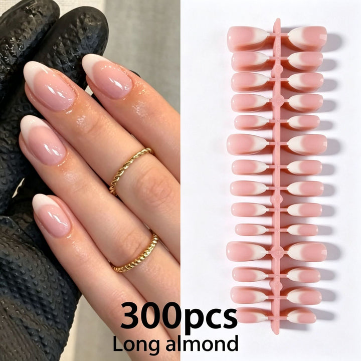 Long Almond Press-On Nail Tips Stornfield