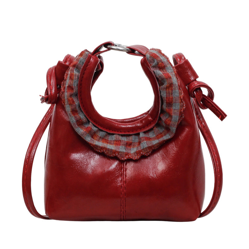 WoStylish Handcrafted Leather Bucket Bag Stornfield