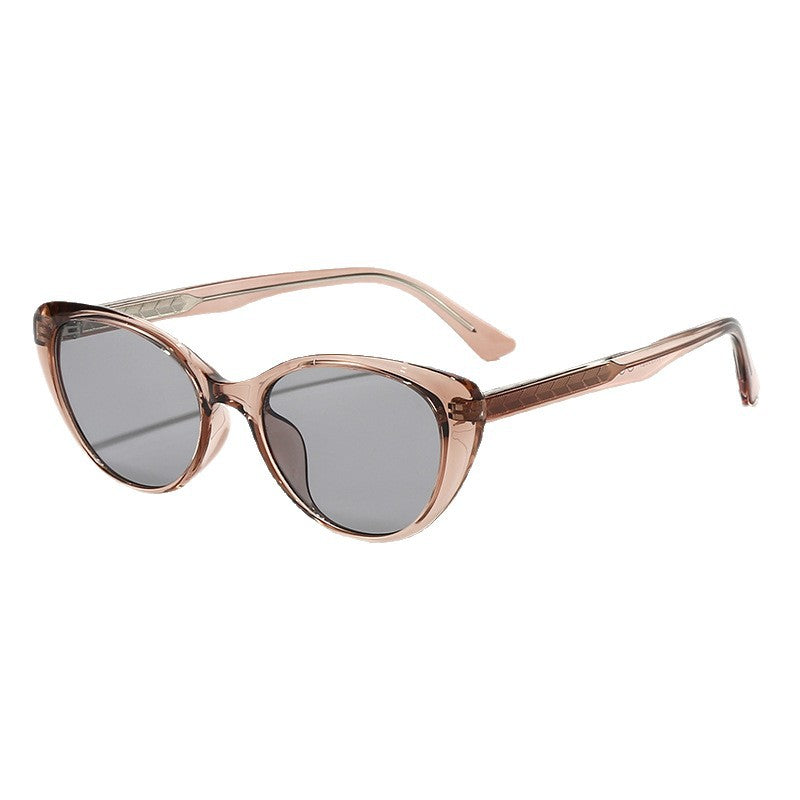 Women's Cat-Eye Sunglasses with Transparent Frame and UV Protection Stornfield