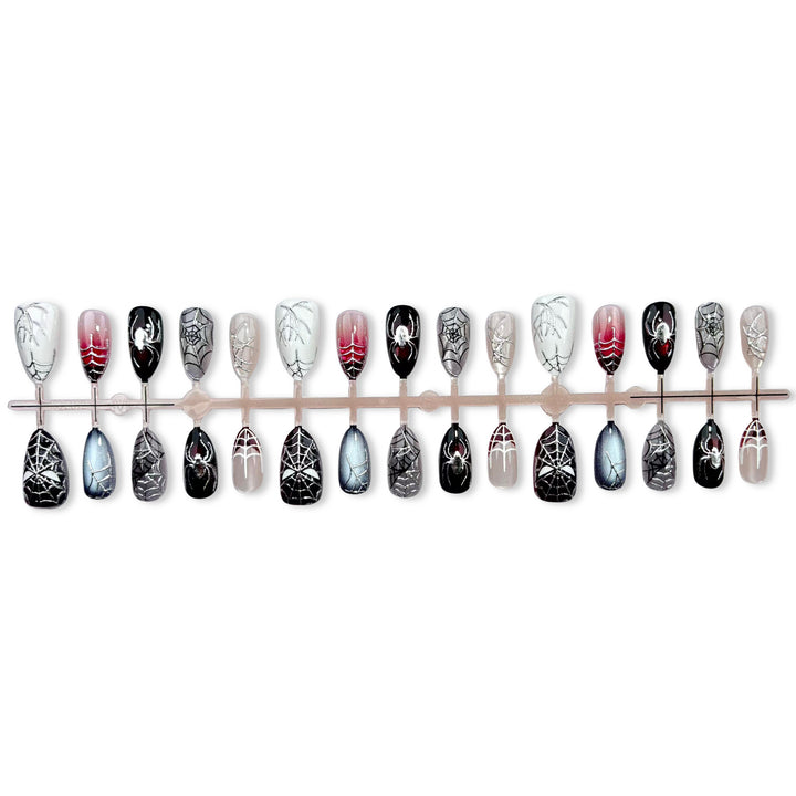 Spider-Themed Press-On Nail Set