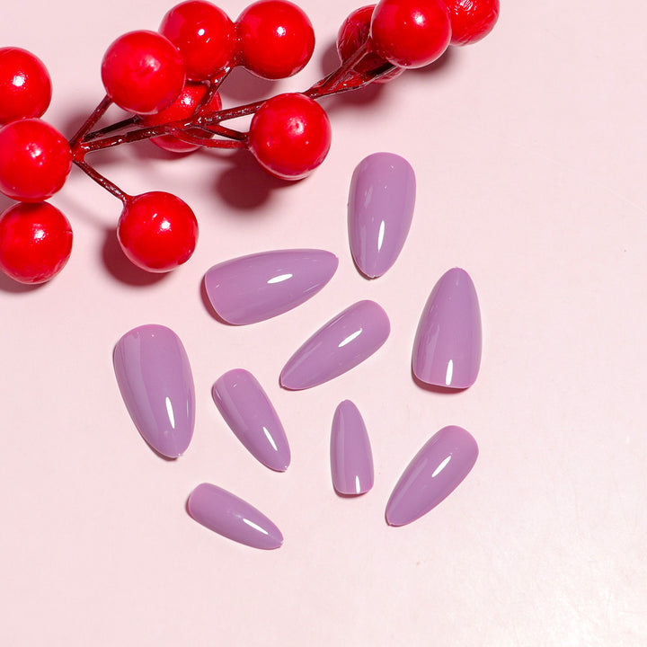 Premium DIY Almond-Shaped Press-On Nail Kit Stornfield