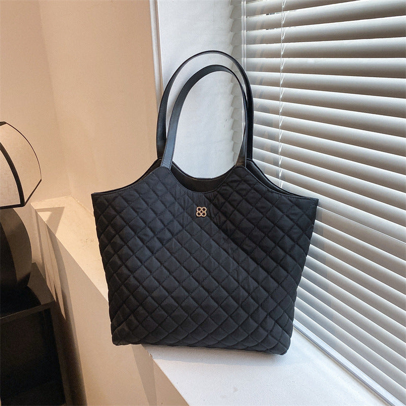 Quilted Reusable Shopping Tote
