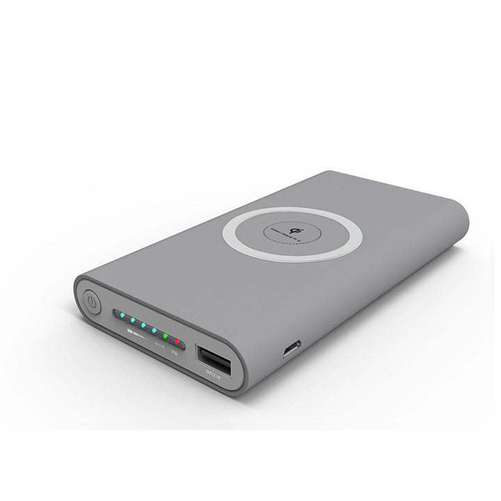 Power bank with wireless charging function and intelligent battery status display Stornfield