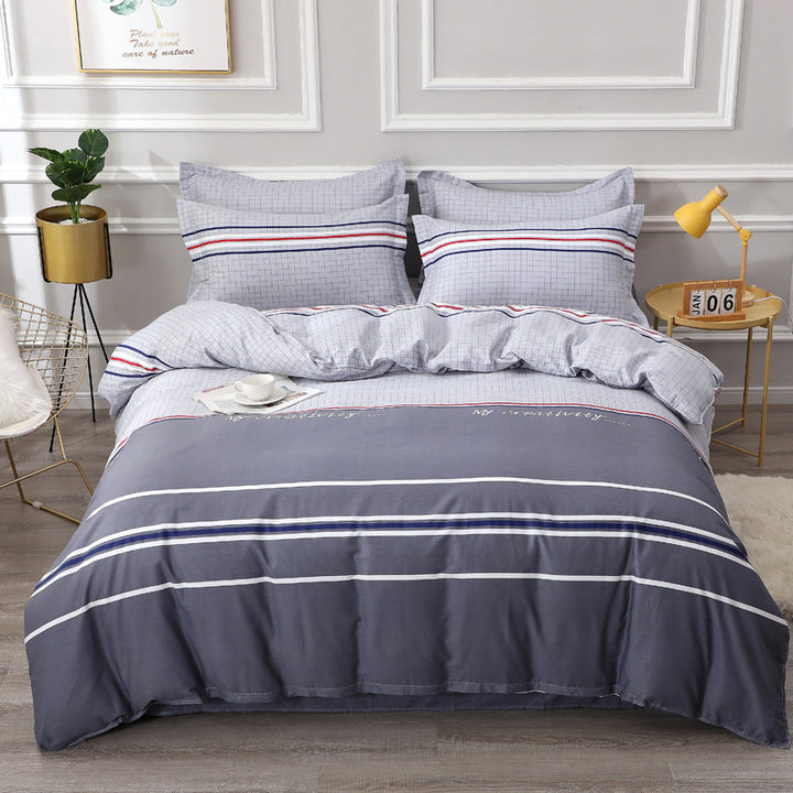 Checked Pattern Bedding Set