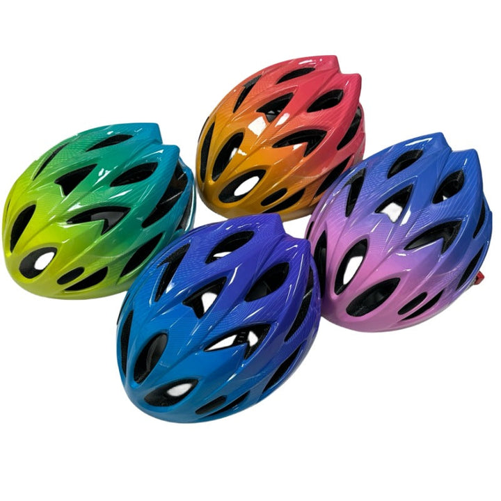 ventilated aerodynamic road cycling helmet with adjustable dial-fit and high-density EPS protection Stornfield