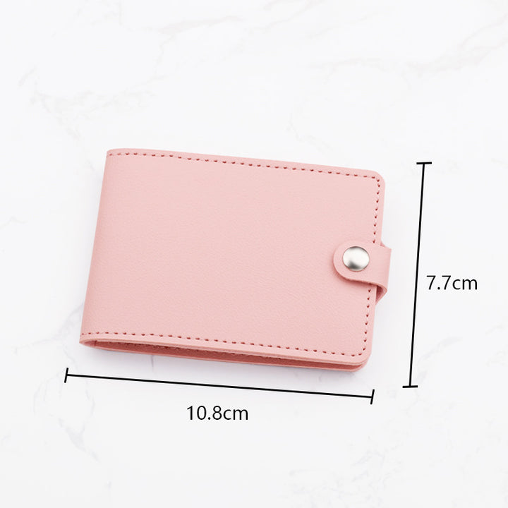 Compact Leather Card Wallet