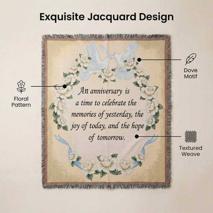 Artistic Floral Tapestry Blanket
