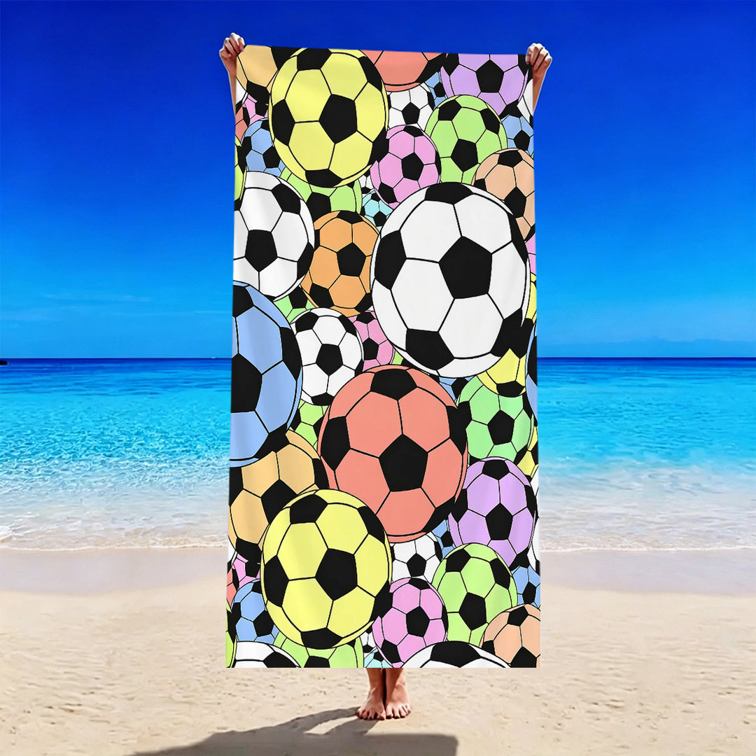 Football-themed beach towel Stornfield