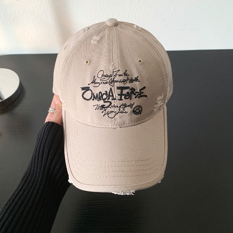 Women's Distressed Graphic Adjustable Baseball Cap Stornfield