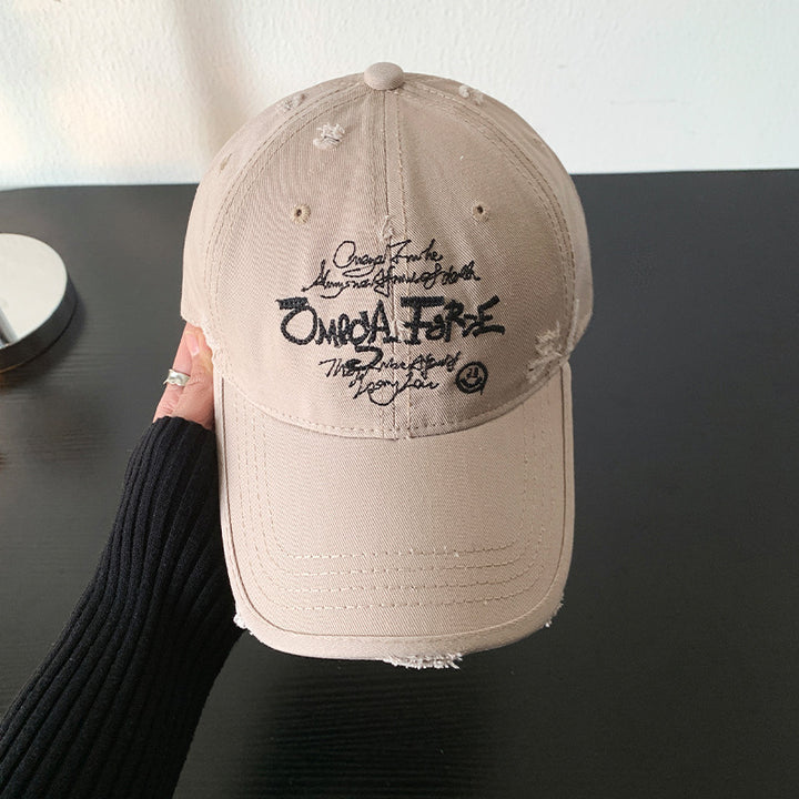 Women's Distressed Graphic Adjustable Baseball Cap Stornfield