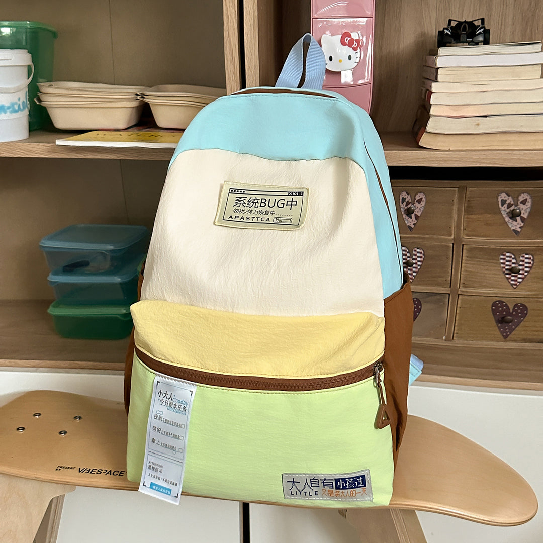 Colorful Multi-Compartment Backpack Stornfield