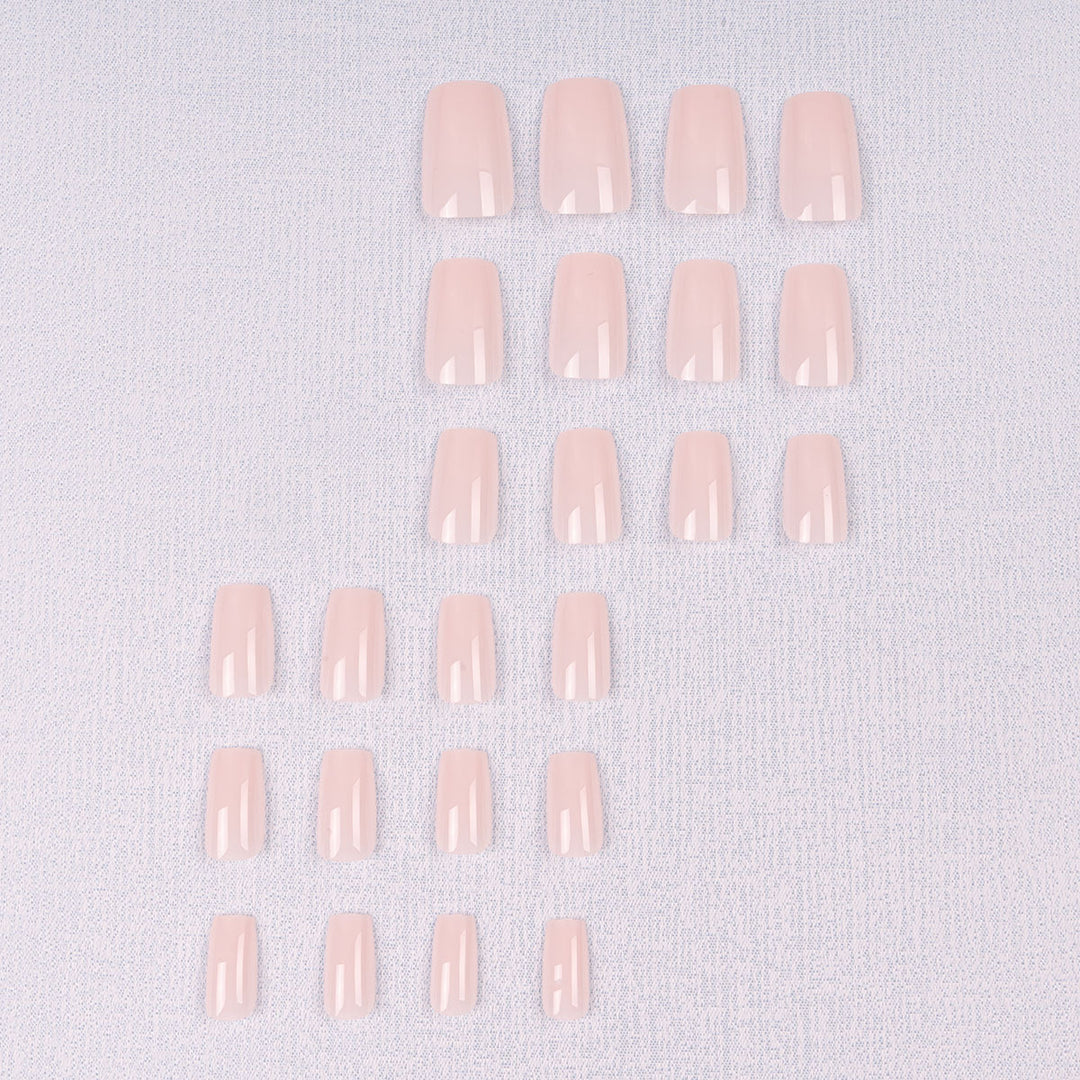Glossy Natural Nail Finish
