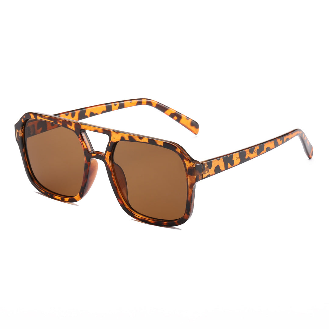 Ladies elegant square sunglasses with stylish pattern Stornfield