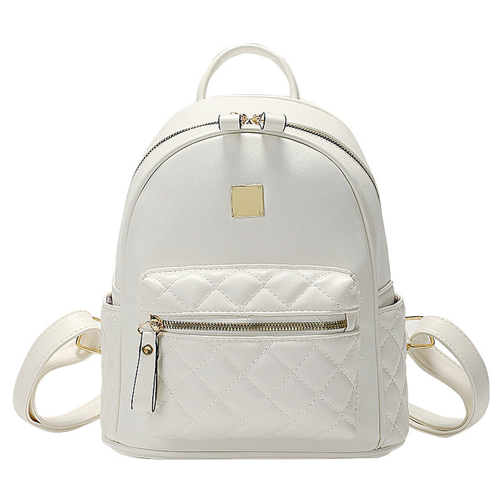 Quilted Leather Mini Backpack Stornfield