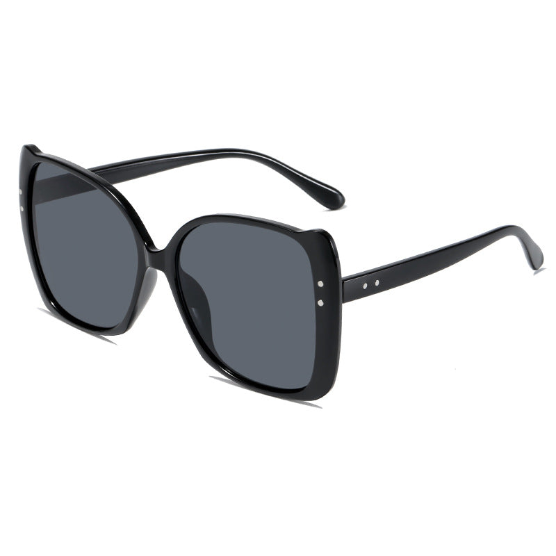 Women oversized sunglasses with brown gradient Stornfield