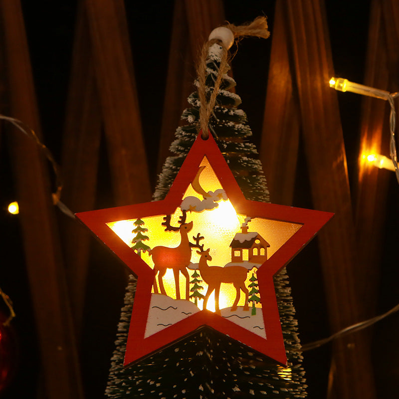 Decorative Christmas star with LED lighting Stornfield