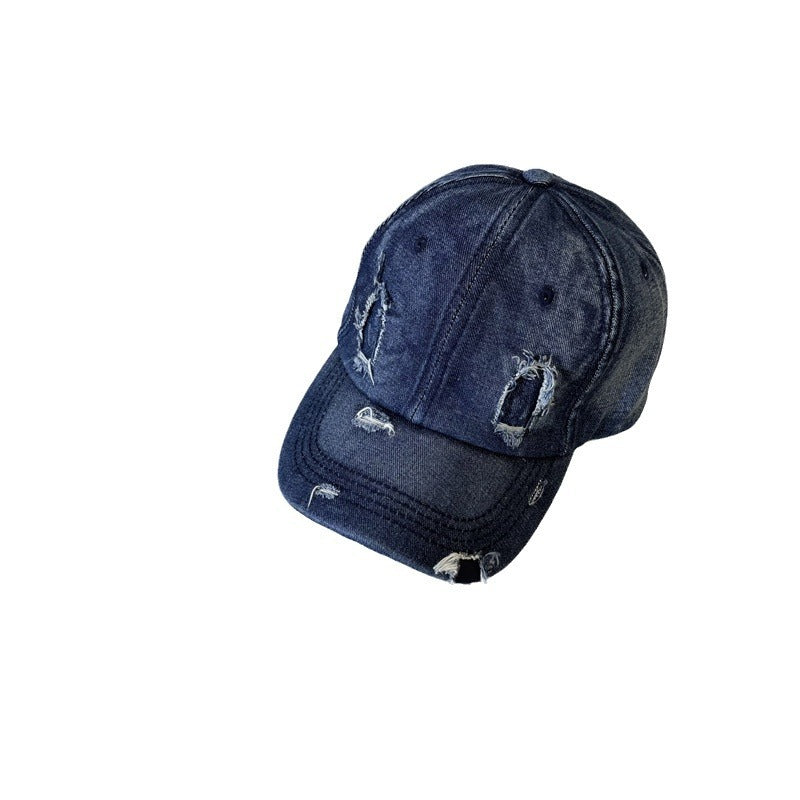 Men's Distressed Denim Baseball Cap Stornfield 1783921899