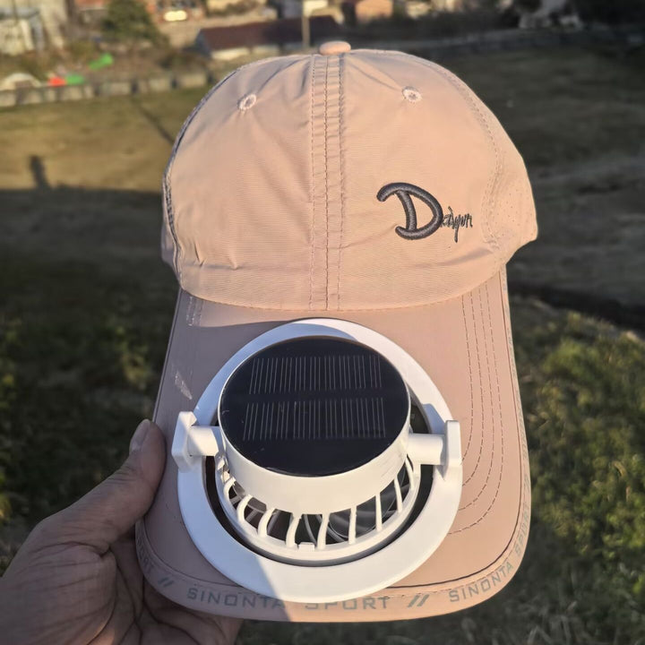 Multifunctional Basketball Cap with Removable Solar Fan and Adjustable Brim Stornfield