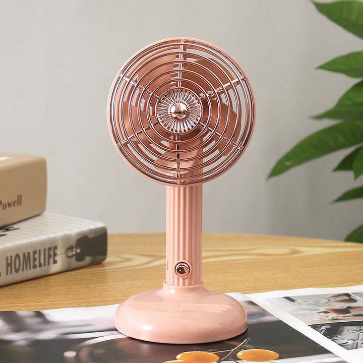 Unisex Portable Desktop Fan with Stylish Retro Design Stornfield
