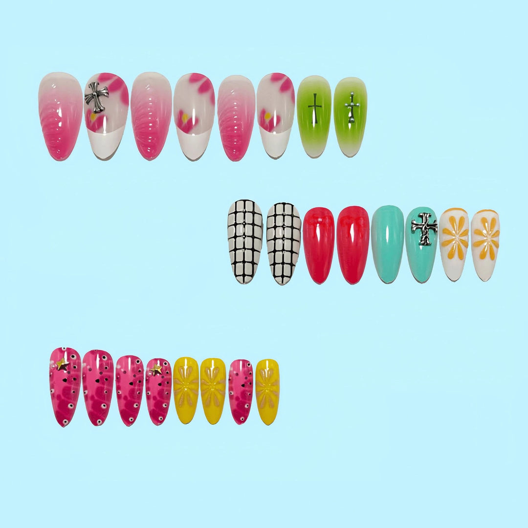 Artificial nails with creative design and 3D applications Stornfield