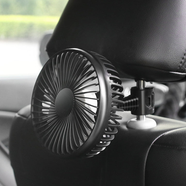 Double fan with swivel head and energy-saving features Stornfield