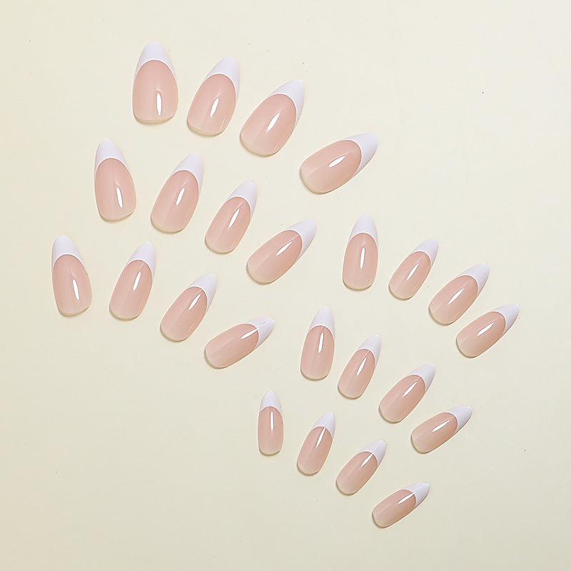Elegant French Tip Press-On Nails Stornfield 1787224920
