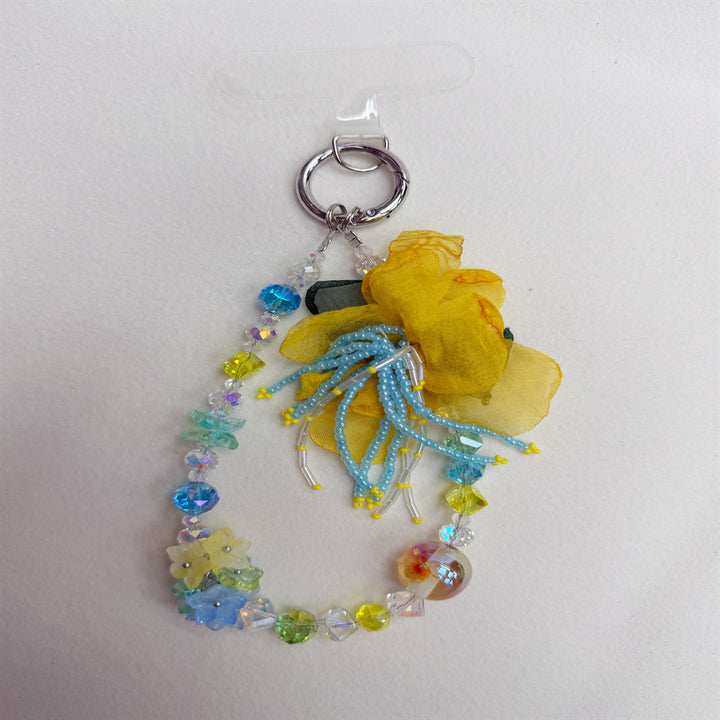 Decorative Floral Charm Keychain Stornfield 1790135410