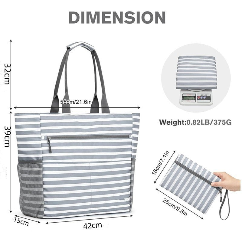 Spacious beach bag with multiple compartments Stornfield
