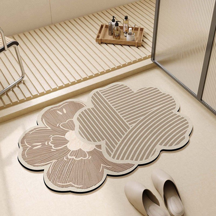 Decorative Flower-Shaped Bath Mat