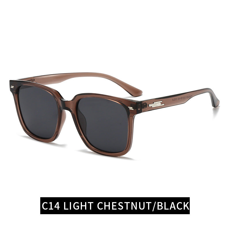 Women's fashionable square sunglasses with UV protection and flexible frame Stornfield