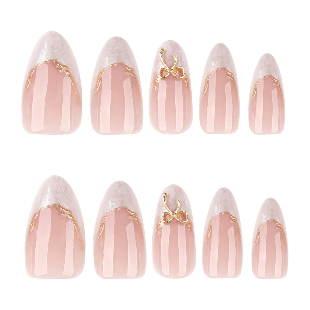 Decorative Stiletto Press-On Nails Stornfield