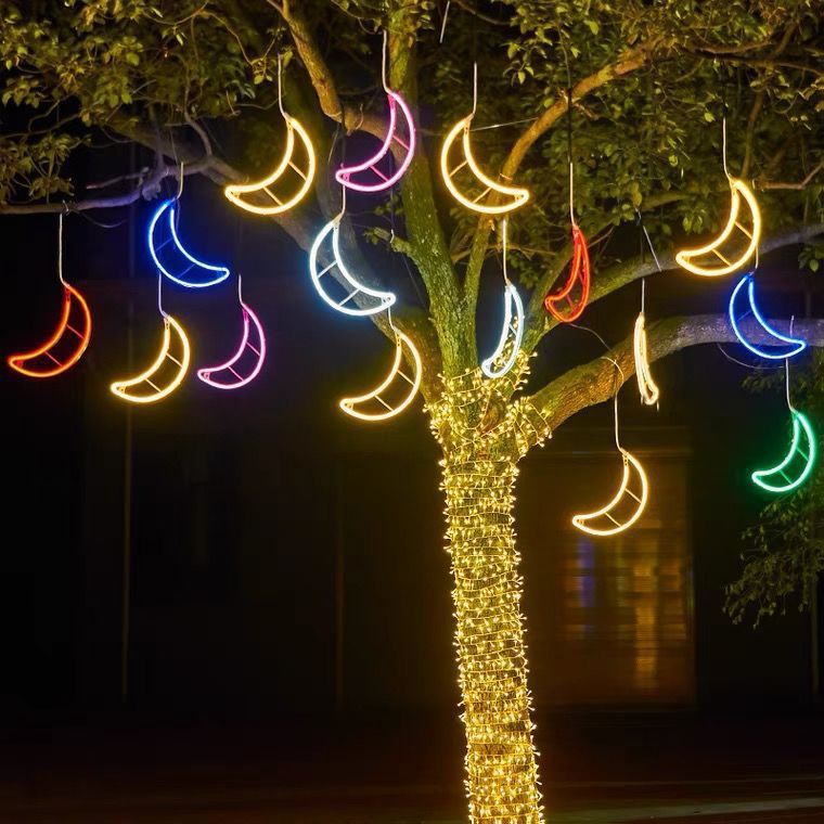 Decorative LED Moon String Lights Stornfield